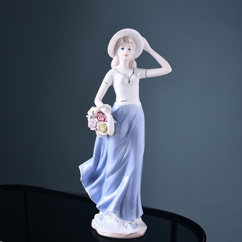 Западная женщина Керамические украшения для европейского домашнего декора - Гостиная, Винный и ТВ-шкафы
Западная женщина Керамические украшения для европейского домашнего декора - Гостиная, Винный и ТВ-шкафы