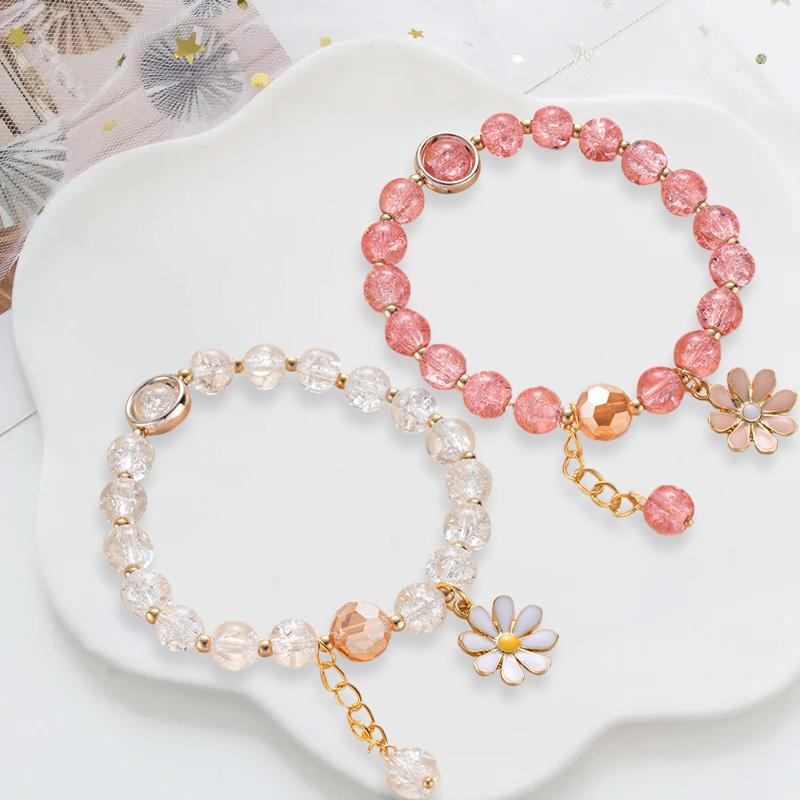 1pc Party Accessories Pretty Bracelet Fashion Flower Jewelry Cute Crystal Beads Glass Daisies светло-желтого
1pc Party Accessories Pretty Bracelet Fashion Flower Jewelry Cute Crystal Beads Glass Daisies светло-желтого