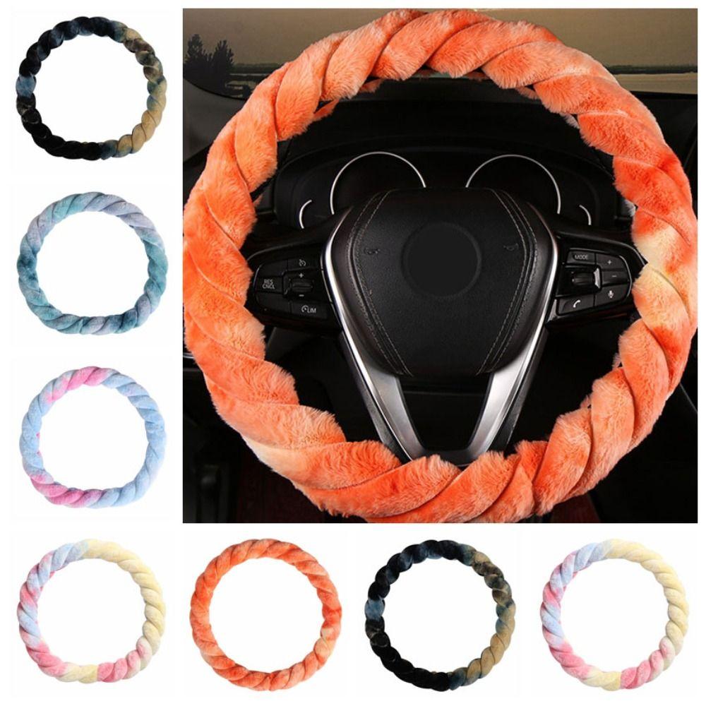Plush Car Steering Wheel Cover Anti-slip Steering Wheel Sleeve Steer Wheel Protector Cover Unisex style 7
Plush Car Steering Wheel Cover Anti-slip Steering Wheel Sleeve Steer Wheel Protector Cover Unisex style 7