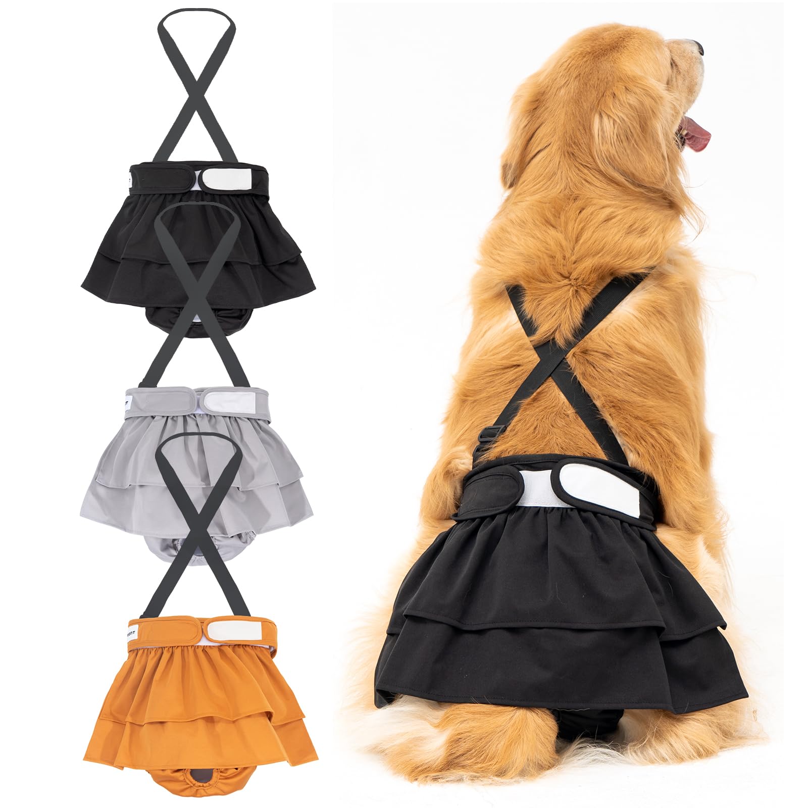 Подгузники Avont Dog Manner из 3 предметов, высокопрочные, пояс, подтяжки, штаны, моющиеся, многоразовые, впитывающие,
Подгузники Avont Dog Manner из 3 предметов, высокопрочные, пояс, подтяжки, штаны, моющиеся, многоразовые, впитывающие,