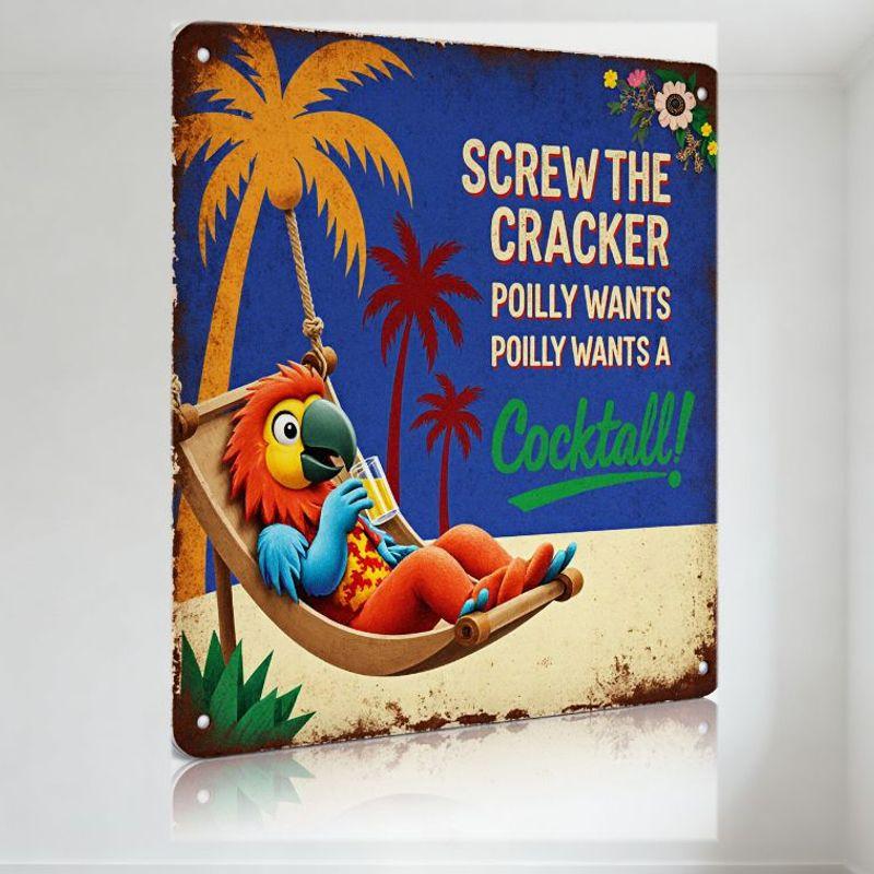 Vintage Poilly The Parrot Metal Tin Sign Distressed Rustic Cocktail Bar Decor with Palm Trees Sky Background Home Cafe Man Cave 20x30cm(7.8x11.8inch)
Vintage Poilly The Parrot Metal Tin Sign Distressed Rustic Cocktail Bar Decor with Palm Trees Sky Background Home Cafe Man Cave 20x30cm(7.8x11.8inch)