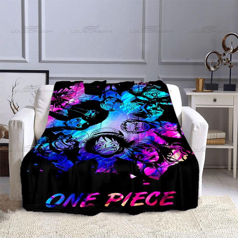 Популярная анимация One Piece Одеяло Мультяшный персонаж Шаблон Тонкое одеяло Фланель Портативный Домашний офис Путешествия Одеяло
Популярная анимация One Piece Одеяло Мультяшный персонаж Шаблон Тонкое одеяло Фланель Портативный Домашний офис Путешествия Одеяло