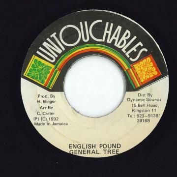 7inch Record GENERAL TREES - English Pound NONE Untouchables 1992 Jamaica Reggae, Ska & Dub Used
7inch Record GENERAL TREES - English Pound NONE Untouchables 1992 Jamaica Reggae, Ska & Dub Used