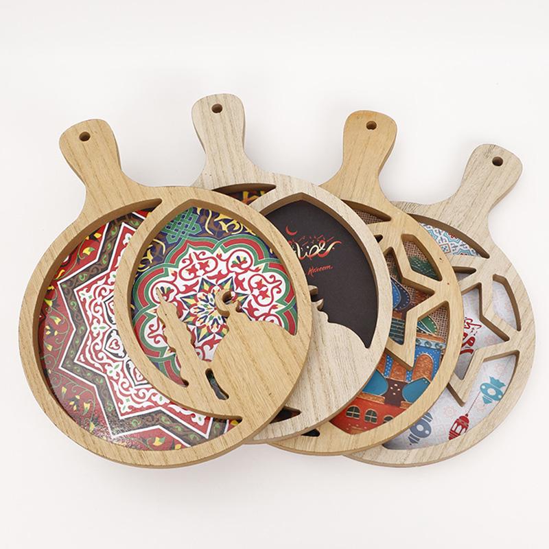 1PC Dinner Plate Star Food Storage Plates Home Decoration Wooden Tray Moon Eid Ramadan Decoration Display Holder Party Decor
1PC Dinner Plate Star Food Storage Plates Home Decoration Wooden Tray Moon Eid Ramadan Decoration Display Holder Party Decor