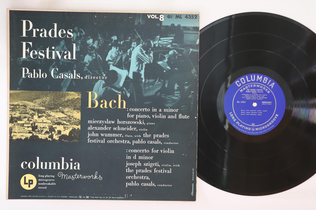 LP Record PABLO CASALS Bach Prades Festival Vol. 8 ML4352 COLUMBIA MASTE 1950 US Classical Used
LP Record PABLO CASALS Bach Prades Festival Vol. 8 ML4352 COLUMBIA MASTE 1950 US Classical Used