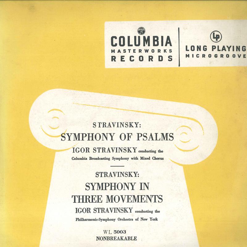 LP Record IGOR STRAVINSKY COLUMBIA BROADCAST Symphony Of Psalms Symphony In Th WL5003 COLUMBIA 1951 Japan Classical Used
LP Record IGOR STRAVINSKY COLUMBIA BROADCAST Symphony Of Psalms Symphony In Th WL5003 COLUMBIA 1951 Japan Classical Used