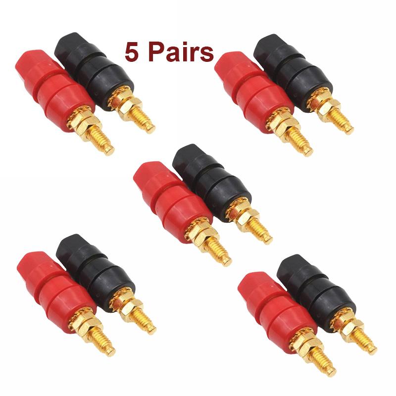 5pair(5 black+5 red) Terminals Red Black Connector Amplifier Terminal Binding Post Banana Speaker Plug Jack Adapter Socket
5pair(5 black+5 red) Terminals Red Black Connector Amplifier Terminal Binding Post Banana Speaker Plug Jack Adapter Socket