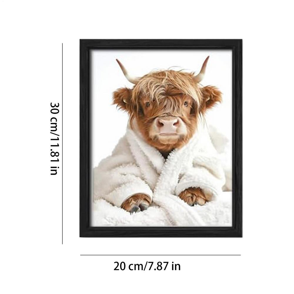 Tin Sign Scottish Highland Cow in Toilet Reading Newspaper Bathroom Humour, Funny Bathroom Toilet Whimsy Animal sign
Tin Sign Scottish Highland Cow in Toilet Reading Newspaper Bathroom Humour, Funny Bathroom Toilet Whimsy Animal sign