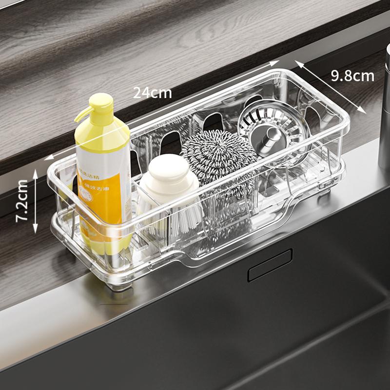 Kitchen Faucet Sink Drain Rack Sponge Holder Bathroom Shampoo And Soap Storage Shelf Organizer for Home білий
Kitchen Faucet Sink Drain Rack Sponge Holder Bathroom Shampoo And Soap Storage Shelf Organizer for Home білий