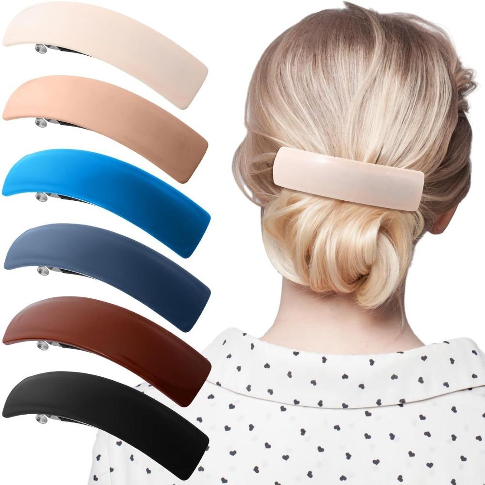 6Pcs Classic Vintage Style Acetate Hairpin Geometric Design Marble Colorful Snap Barrettes Hair Claws Hair Accessories
6Pcs Classic Vintage Style Acetate Hairpin Geometric Design Marble Colorful Snap Barrettes Hair Claws Hair Accessories
