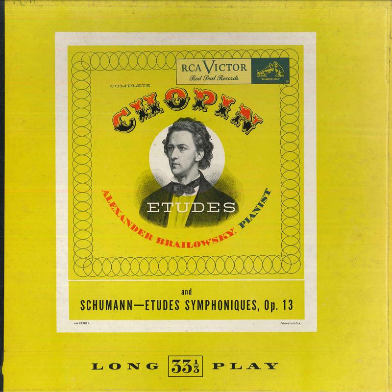LP Record ALEXANDER BRAILOWSKY - Complete Chopin Etudes And Schumann LM6000 RCA VICTOR 1950 US Classical Used
LP Record ALEXANDER BRAILOWSKY - Complete Chopin Etudes And Schumann LM6000 RCA VICTOR 1950 US Classical Used