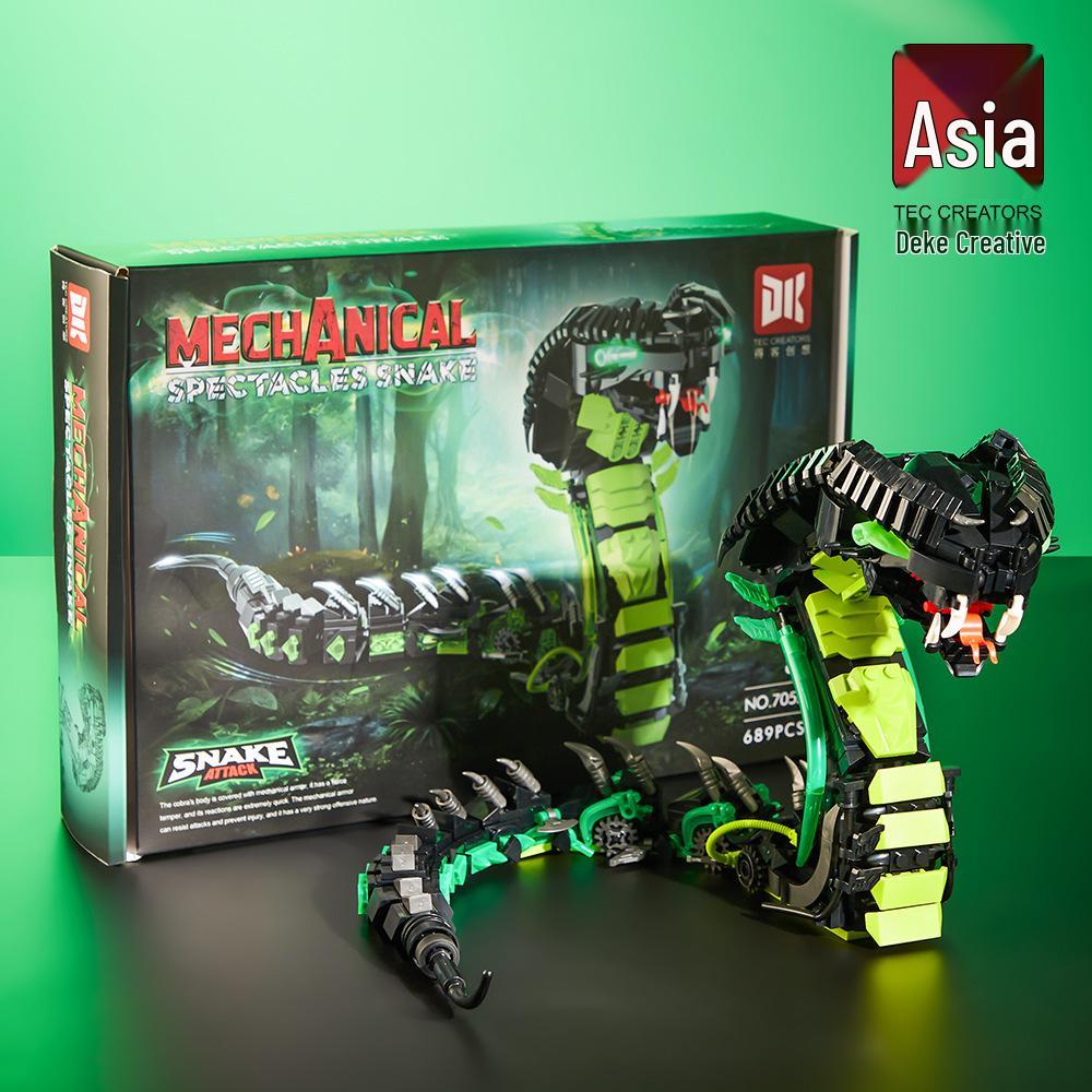 DK7052 Механический Кобра Конструктор - Сложная Модель Животного Игрушка для Мальчиков, Идеальный Подарок на Новый Год
DK7052 Механический Кобра Конструктор - Сложная Модель Животного Игрушка для Мальчиков, Идеальный Подарок на Новый Год