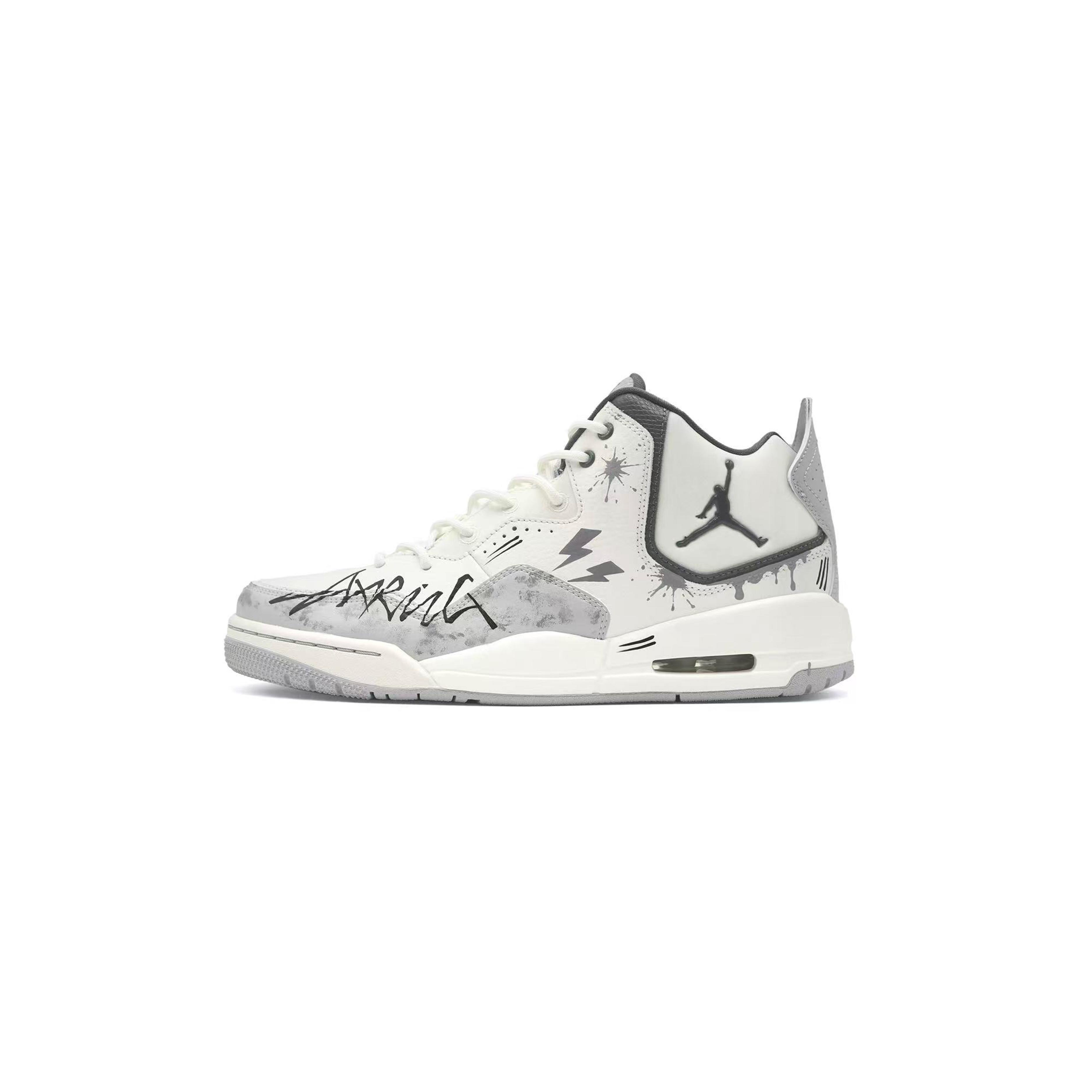 Jordan Courtside 23 Cushioning Mid top Vintage Basketball Shoes Unisex Gray White HQ1192-101(Team1306-) 44.5
Jordan Courtside 23 Cushioning Mid top Vintage Basketball Shoes Unisex Gray White HQ1192-101(Team1306-) 44.5