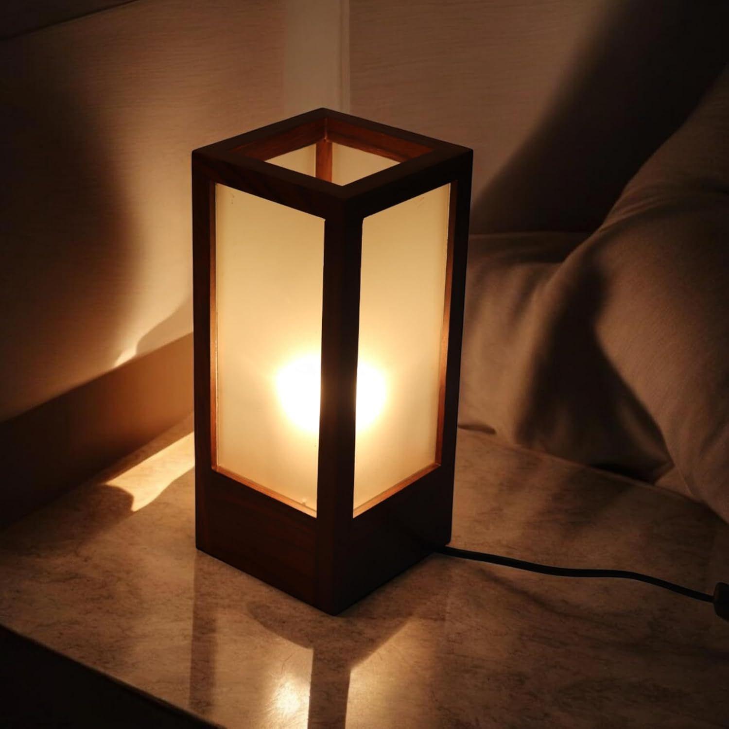 Wooden Frosted Glass Table Lamp for Living & Study Room, Bedside Lamp for Bedroom & Home Decor, Drawing Room Desk - 10 Inches, Without Bulb, E27 Bulb
Wooden Frosted Glass Table Lamp for Living & Study Room, Bedside Lamp for Bedroom & Home Decor, Drawing Room Desk - 10 Inches, Without Bulb, E27 Bulb