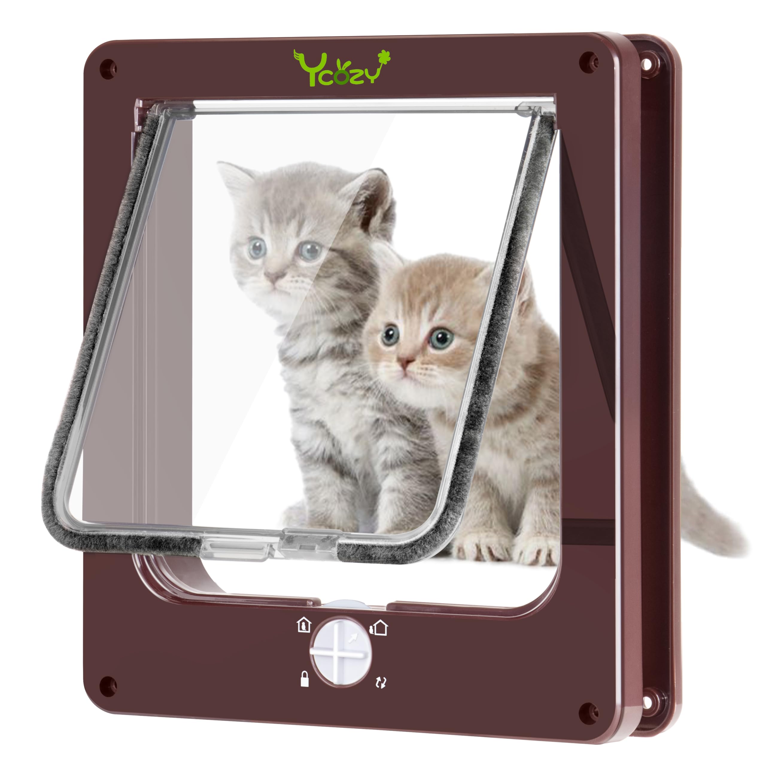 Ycozy 2-го поколения дверца для домашних животных Внешние размеры x 25 см Входная дверца для кошек для маленьких собак Запирающаяся дверца для кошек Дверца для кошек Для использования в помещении Простая установка коричневый
Ycozy 2-го поколения дверца для домашних животных Внешние размеры x 25 см Входная дверца для кошек для маленьких собак Запирающаяся дверца для кошек Дверца для кошек Для использования в помещении Простая установка коричневый