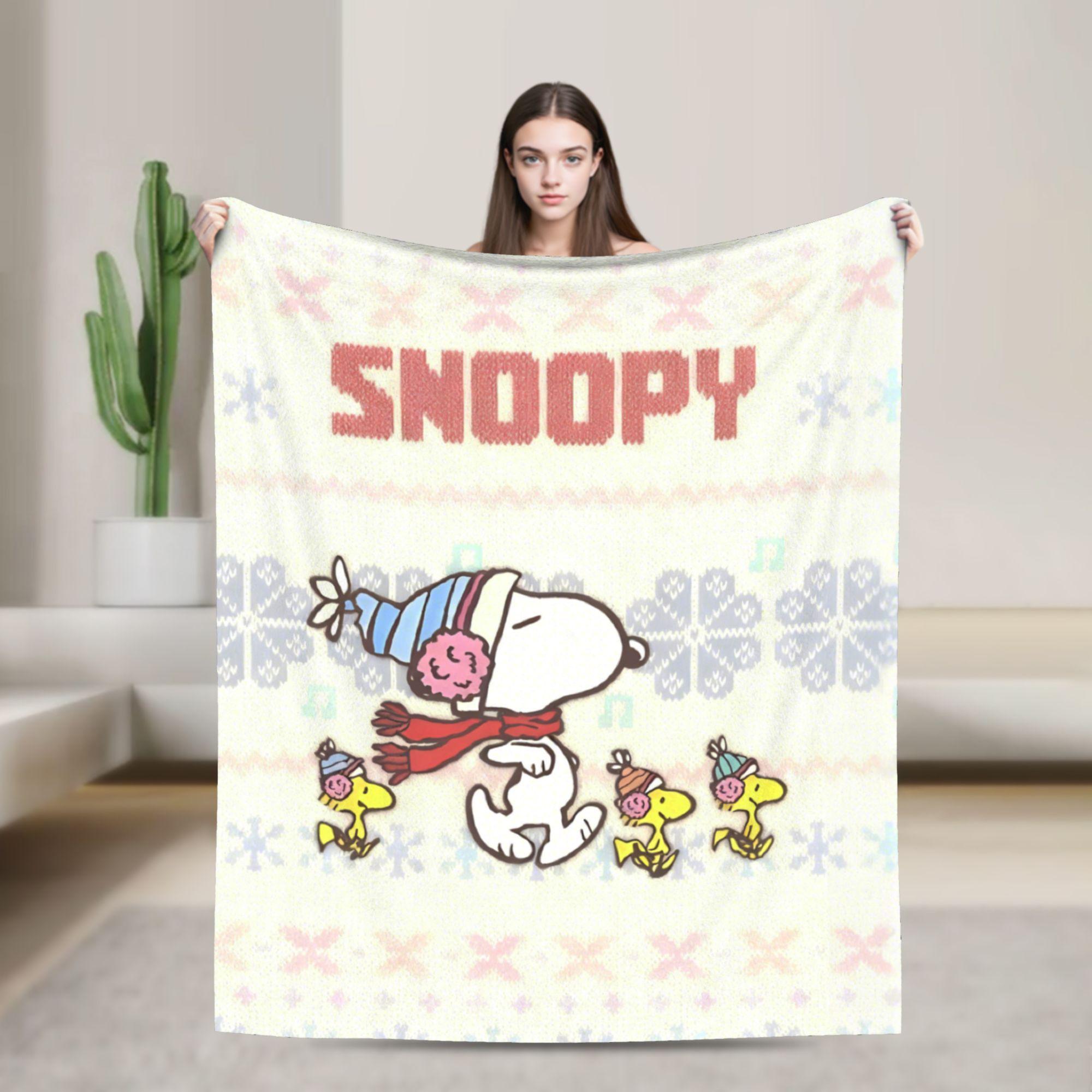 Snoopy Cute Cartoon Blankets Coral Fleece Plush Spring Autumn Breathable Lightweight Throw Blankets for Home Bedroom Bedspread 75cmx90cm
Snoopy Cute Cartoon Blankets Coral Fleece Plush Spring Autumn Breathable Lightweight Throw Blankets for Home Bedroom Bedspread 75cmx90cm