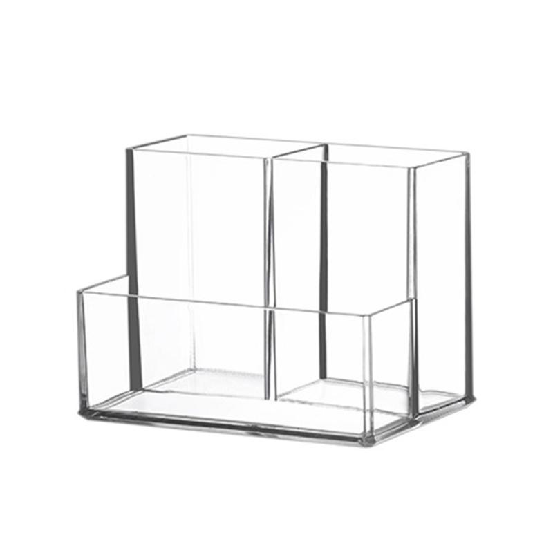 Прозрачный акриловый органайзер для ручек с 3 секциями, подставка для карандашей, настольный органайзер для косметики и кистей для макияжа, для ванной комнаты. 1
Прозрачный акриловый органайзер для ручек с 3 секциями, подставка для карандашей, настольный органайзер для косметики и кистей для макияжа, для ванной комнаты. 1