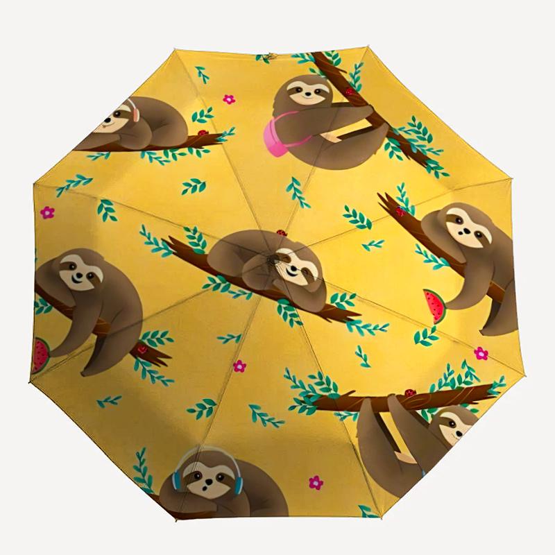 1pc Sloth Pattern Automatic Open/close Umbrella, 8-Rib sturdy structure, Portable Travel Umbrella, Parties, Everyday Useb036
1pc Sloth Pattern Automatic Open/close Umbrella, 8-Rib sturdy structure, Portable Travel Umbrella, Parties, Everyday Useb036