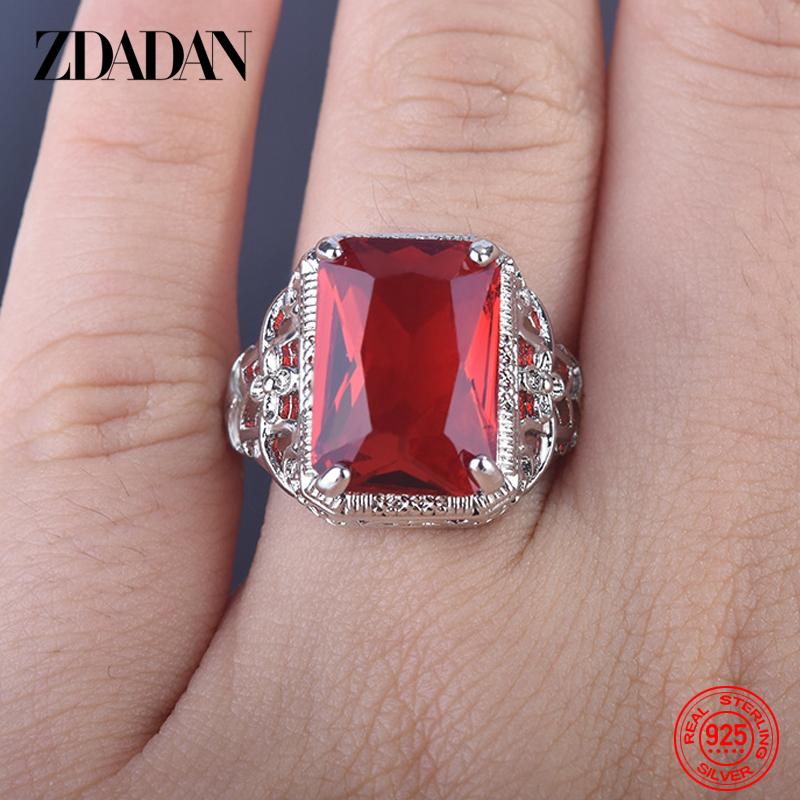 925 Sterling Silver Square Ruby Ring for Women Fashion Wedding Party Jewelry Gift Wholesale 6
925 Sterling Silver Square Ruby Ring for Women Fashion Wedding Party Jewelry Gift Wholesale 6