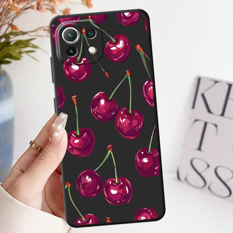Fruit Cherry Funda Phone Cover Case for Xiaomi Mi 12X 12T Pro 11T 11 14 12 13 Lite 10T Xiaomi 11T
Fruit Cherry Funda Phone Cover Case for Xiaomi Mi 12X 12T Pro 11T 11 14 12 13 Lite 10T Xiaomi 11T