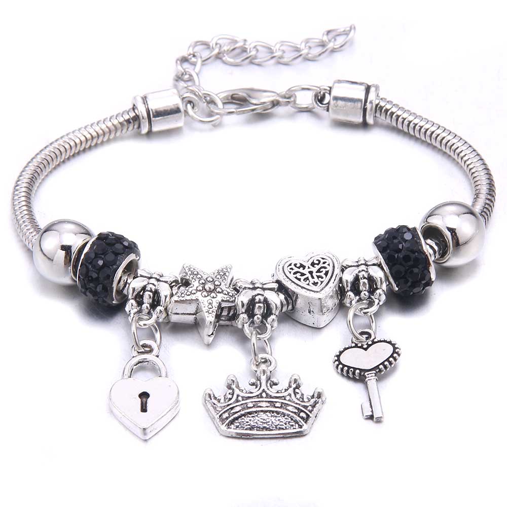 2025 New Charm Bracelet & Bangles Zircon white butterfly Crown Beads Bracelets Brands Bracelets Fit Women Girl Gift
2025 New Charm Bracelet & Bangles Zircon white butterfly Crown Beads Bracelets Brands Bracelets Fit Women Girl Gift