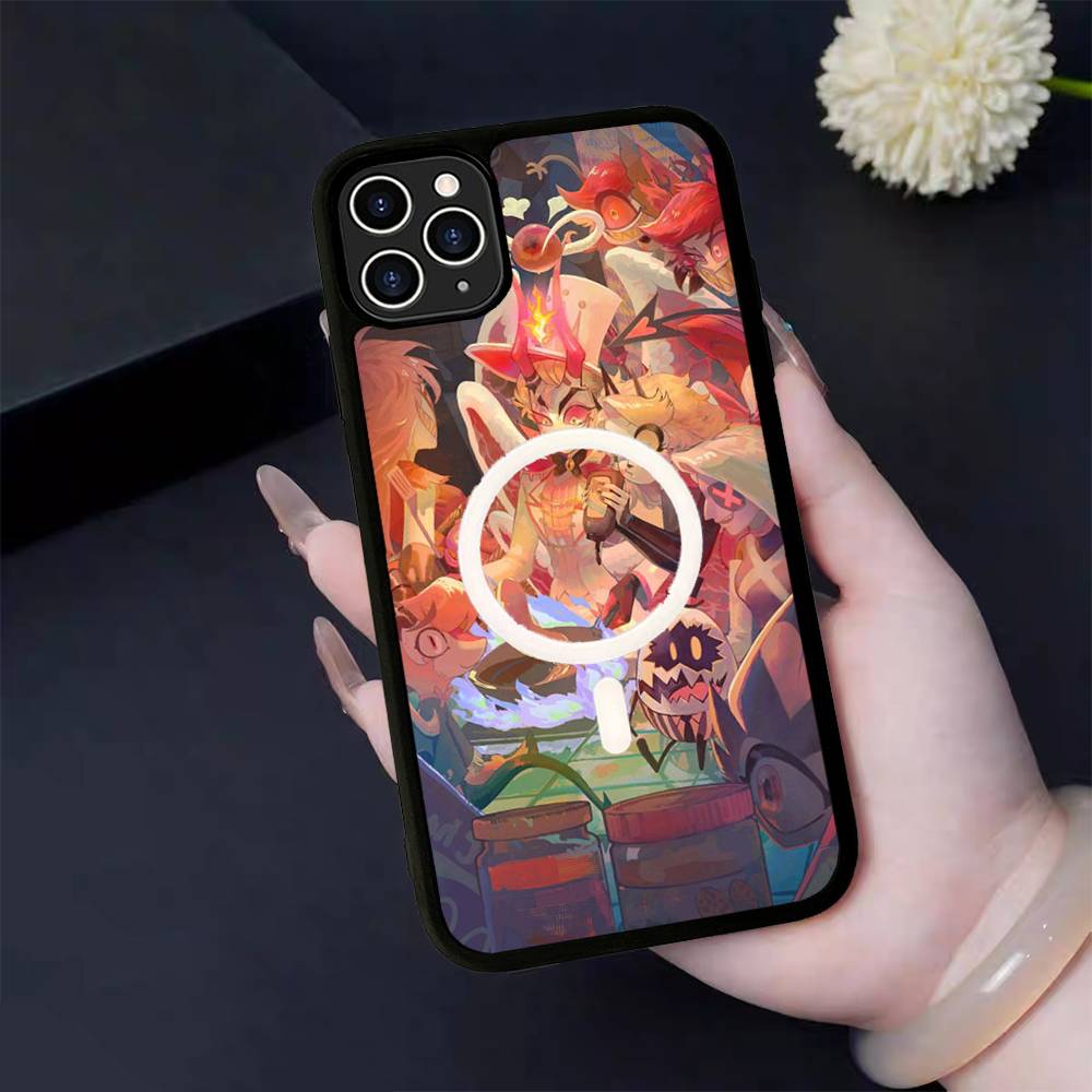 Hazbin Anime Hotel Magnetic Wireless Phone Case For IPhone 17 16 15 14 13 12 11 Pro Max Plus Mag Phone Cover iPhone 12
Hazbin Anime Hotel Magnetic Wireless Phone Case For IPhone 17 16 15 14 13 12 11 Pro Max Plus Mag Phone Cover iPhone 12