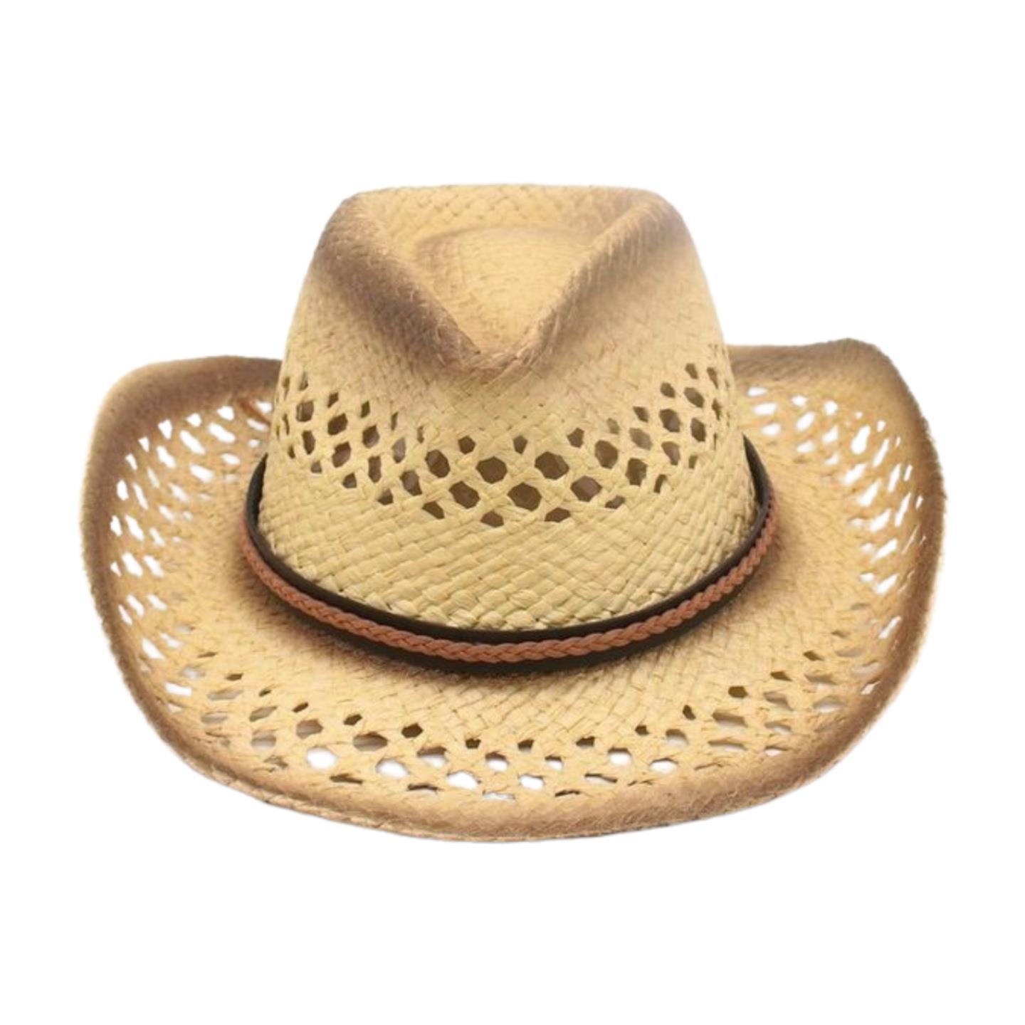 Straw Hat Ethnic Style Simple High-End Cowboy Hat Summer Sun Protection Sunshade Beach Couple Straw Hat One size
Straw Hat Ethnic Style Simple High-End Cowboy Hat Summer Sun Protection Sunshade Beach Couple Straw Hat One size