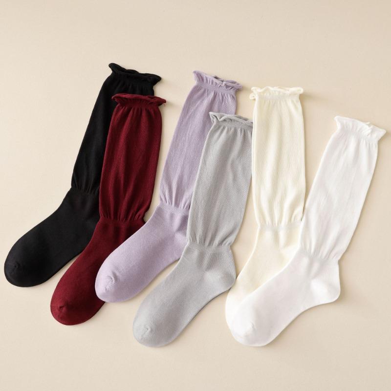 Boneless Socks, Trendy Women s Ankela Red Calf Socks, Rolled-up Pile Socks, Cotton Solid Color Long Stockings 1 pair чорний
Boneless Socks, Trendy Women s Ankela Red Calf Socks, Rolled-up Pile Socks, Cotton Solid Color Long Stockings 1 pair чорний