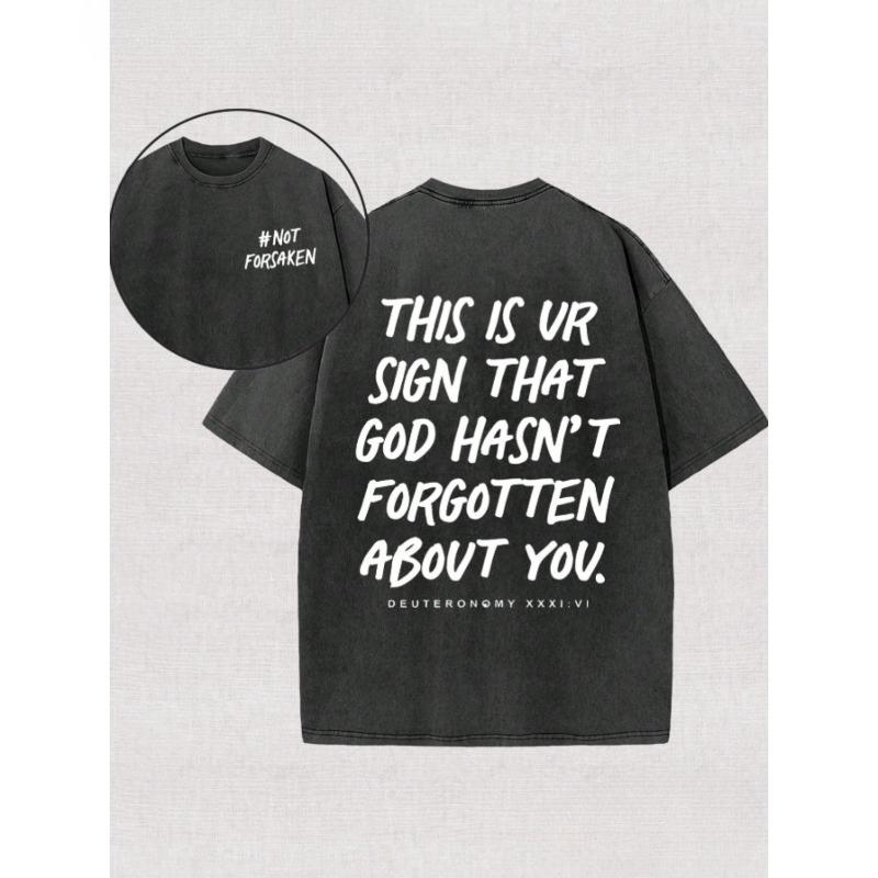 European sizes Men S Washed T-Shirt - A Reminder That You Re Not Forgotten by God. Perfect for Street Style, Featuring a Fun Pattern S чёрный
European sizes Men S Washed T-Shirt - A Reminder That You Re Not Forgotten by God. Perfect for Street Style, Featuring a Fun Pattern S чёрный