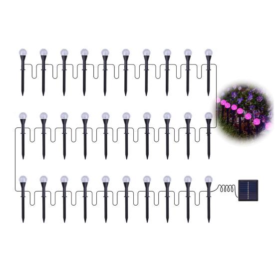 30Pcs Solar Pathway Lights with 8 Modes 21.3ft Color-Changing LED Garden Stakes Lights Waterproof Auto On/Off Decorative Lighting 30PCS
30Pcs Solar Pathway Lights with 8 Modes 21.3ft Color-Changing LED Garden Stakes Lights Waterproof Auto On/Off Decorative Lighting 30PCS
