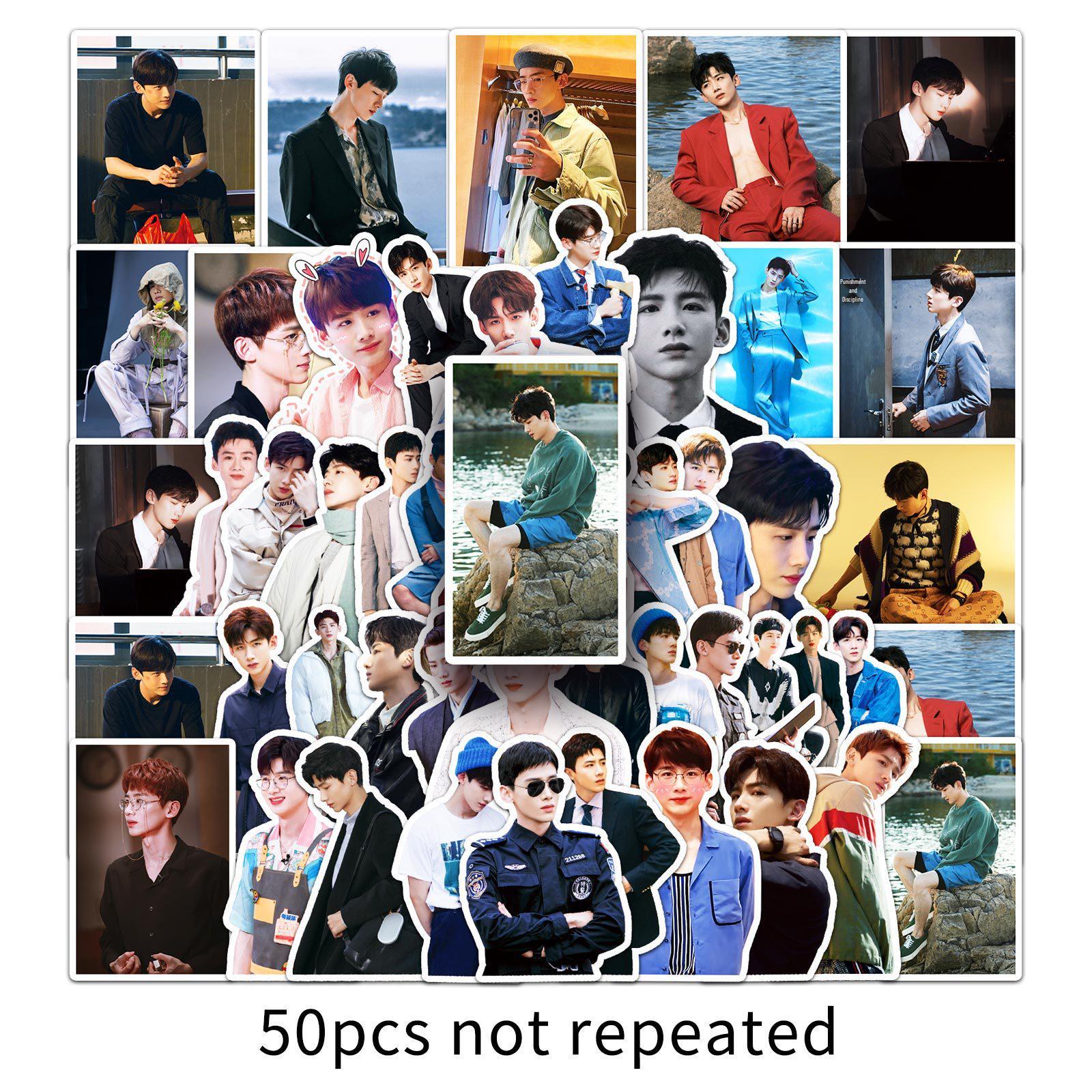Bai Jingting Stickers: Handsome Star DIY for Notebooks, Planners, and Luggage.
Bai Jingting Stickers: Handsome Star DIY for Notebooks, Planners, and Luggage.