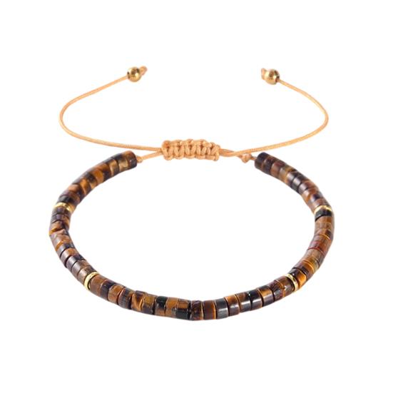 Women Bracelet Adjustable Length Natural Stone Beads Bracelet Bohemia Style Stackable Bracelet Versatile Jewelry Accessory E
Women Bracelet Adjustable Length Natural Stone Beads Bracelet Bohemia Style Stackable Bracelet Versatile Jewelry Accessory E