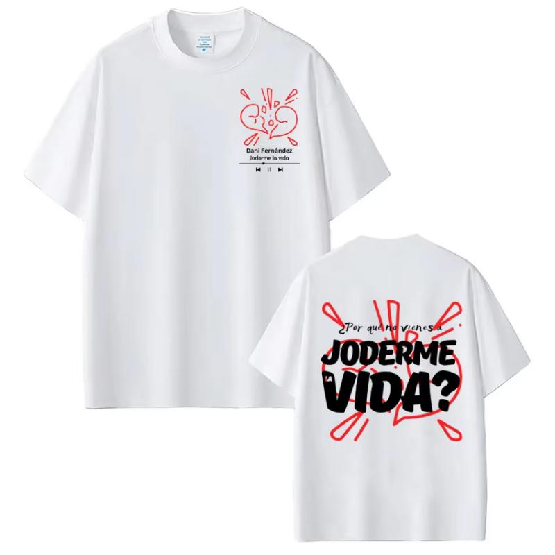Rapper Dani Fernandez Joderme Lavida Fashion Print T-shirt Men Women Vintage T Shirts Cotton Oversized Loose T-shirts Fan Gifts S разноцветный
Rapper Dani Fernandez Joderme Lavida Fashion Print T-shirt Men Women Vintage T Shirts Cotton Oversized Loose T-shirts Fan Gifts S разноцветный
