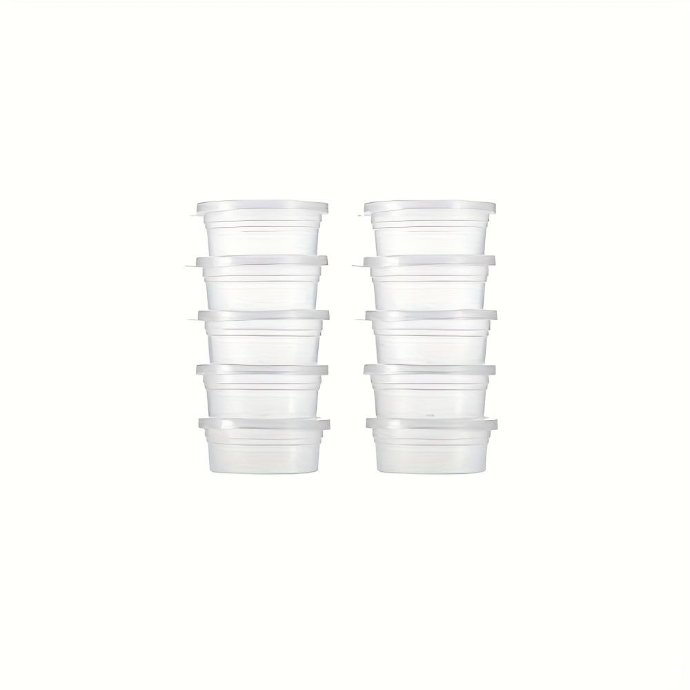 10/ 20Pcs Slime Storage Container, Leakproof Clear Plastic Foam Ball Storage Cups, Slime Pots Tubs for Store Plasticine, Glue
10/ 20Pcs Slime Storage Container, Leakproof Clear Plastic Foam Ball Storage Cups, Slime Pots Tubs for Store Plasticine, Glue