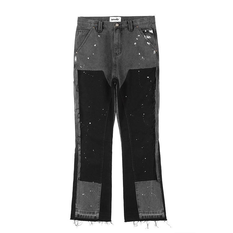 Men s Street Jeans Trend Clothing Spot Ink Color Baggy Jeans Patchwork Fringe Jeans Loose Horn L хаки
Men s Street Jeans Trend Clothing Spot Ink Color Baggy Jeans Patchwork Fringe Jeans Loose Horn L хаки