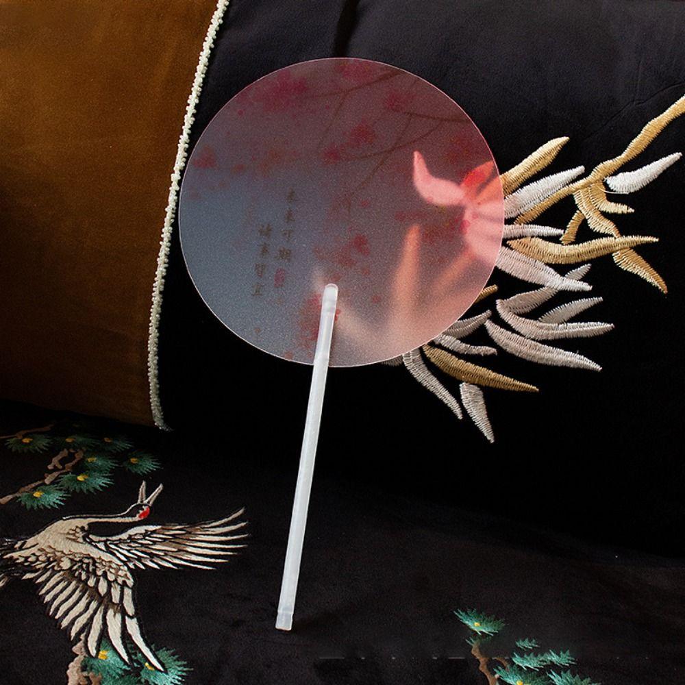 Color Printing Ancient Long-handled Fan Frosted Fan Handle Dance Group Fan Summer style 7
Color Printing Ancient Long-handled Fan Frosted Fan Handle Dance Group Fan Summer style 7