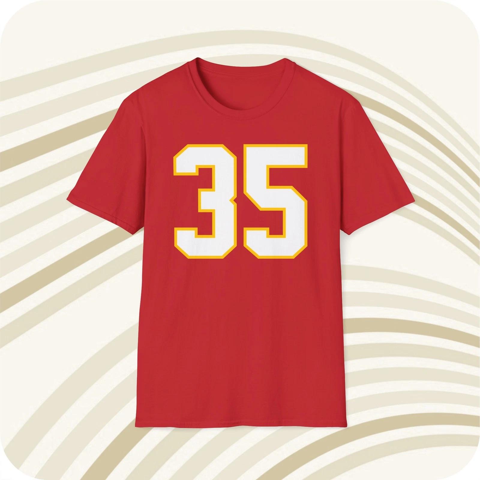Christian Okoye #35 Kansas City Chiefs NFL Jersey T shirt - Front & Back Print XL
Christian Okoye #35 Kansas City Chiefs NFL Jersey T shirt - Front & Back Print XL