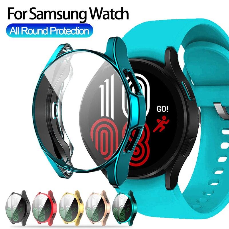 Чехол для часов для Samsung Galaxy Watch 4, 5, 40 мм, 44 мм, защитная пленка для экрана, универсальный бампер из ТПУ, защитный чехол для Samsung Active 2
Чехол для часов для Samsung Galaxy Watch 4, 5, 40 мм, 44 мм, защитная пленка для экрана, универсальный бампер из ТПУ, защитный чехол для Samsung Active 2
