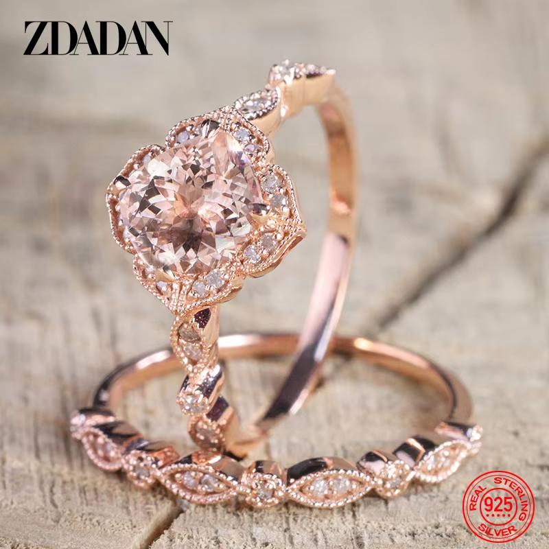 925 Sterling Silver 18K Rose Gold CZ Rings for Women Wedding Jewelry Party Gift 6 золотой
925 Sterling Silver 18K Rose Gold CZ Rings for Women Wedding Jewelry Party Gift 6 золотой