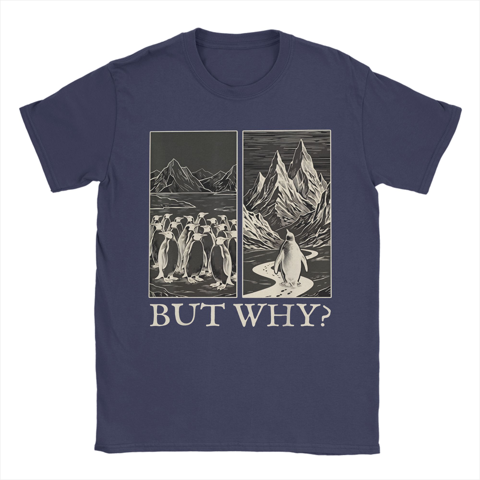 Penguin But Why Head Towards The Mountains Meme Mens T Shirt Crazy Tees Short Sleeve Round Collar TShirt Pure Cotton 5XL Tops 4XL
Penguin But Why Head Towards The Mountains Meme Mens T Shirt Crazy Tees Short Sleeve Round Collar TShirt Pure Cotton 5XL Tops 4XL