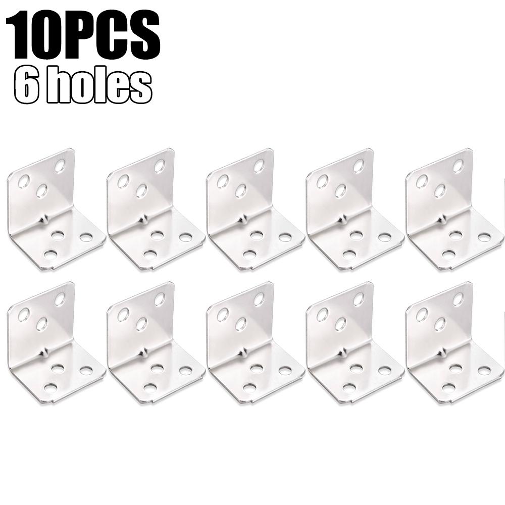 Universal Stainless Steel Corner Bracket 90 Degree Right Angle Fixed Bracket for Wood Furniture Bedframe Cabinet Tools 4/6 Holes
Universal Stainless Steel Corner Bracket 90 Degree Right Angle Fixed Bracket for Wood Furniture Bedframe Cabinet Tools 4/6 Holes