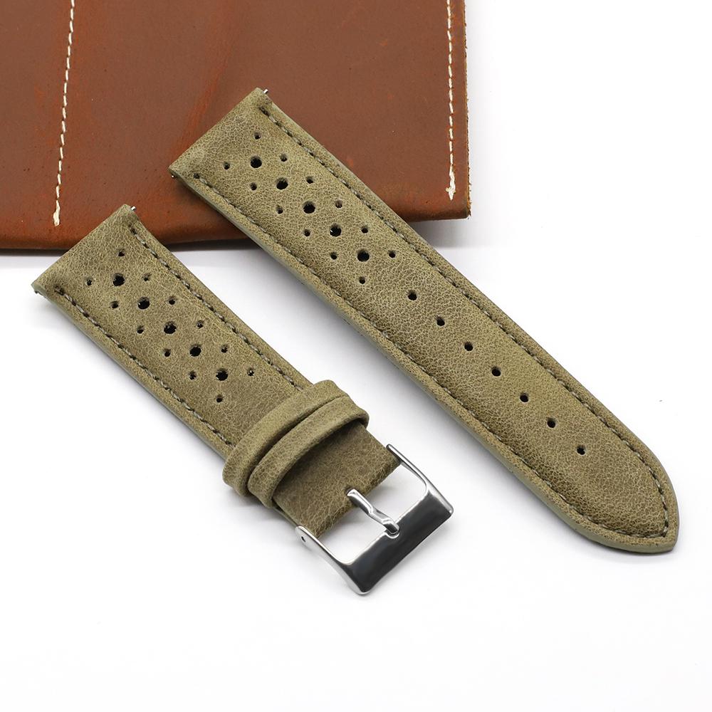 Handmade Watch Strap 18mm 19mm 20mm 22mm For Women Men Leather Strap Black Brown Blue Breathable Porous Watchbands Bracelet # C 19mm світло-зелений колір
Handmade Watch Strap 18mm 19mm 20mm 22mm For Women Men Leather Strap Black Brown Blue Breathable Porous Watchbands Bracelet # C 19mm світло-зелений колір