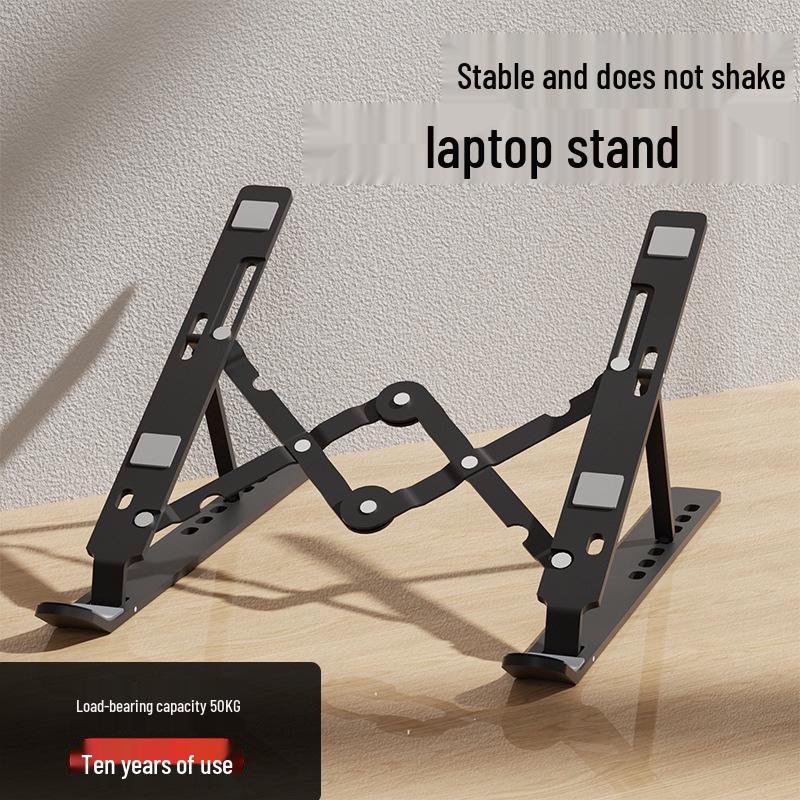 Adjustable Aluminum Laptop Stand with Double Layer, Cooling Design, Foldable & Portable for 18-inch & 16-inch Laptops
Adjustable Aluminum Laptop Stand with Double Layer, Cooling Design, Foldable & Portable for 18-inch & 16-inch Laptops