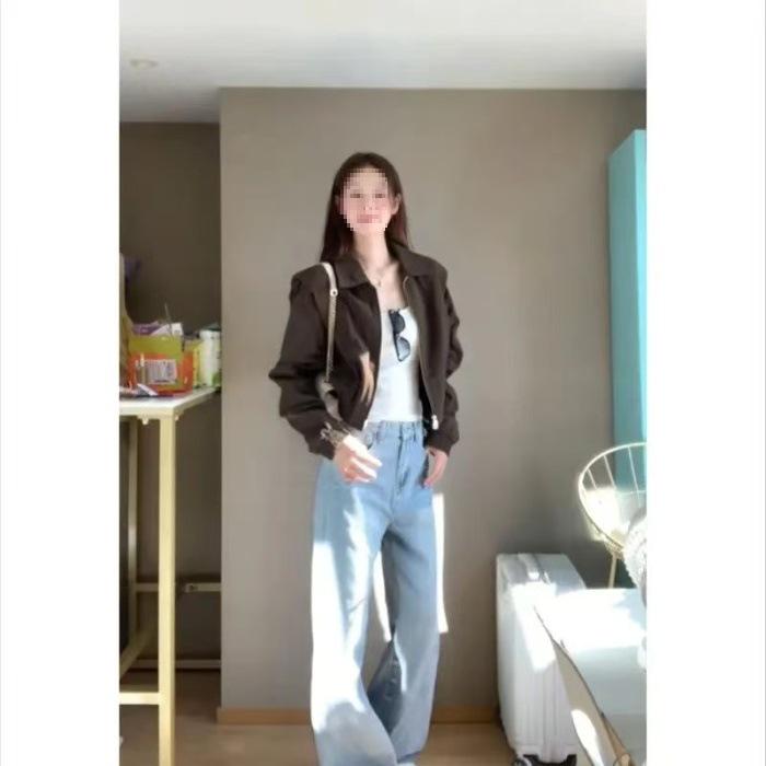 2025 Women s Retro Brown Lapel Jacket for Spring & Autumn: Short, Casual Fashion Outerwear S
2025 Women s Retro Brown Lapel Jacket for Spring & Autumn: Short, Casual Fashion Outerwear S