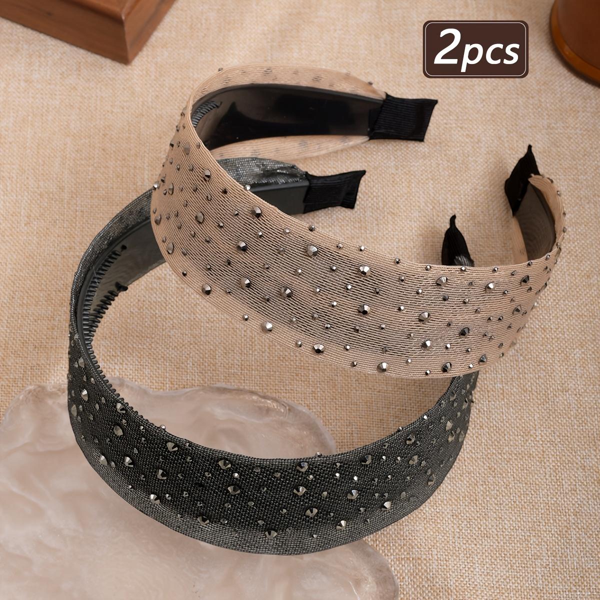 2Pcs/3Pcs Women S Elegant Starry Imitation Rhinestone Mesh Wide Headband, Suitable For Women To Secure High-Volume Hair, For Birthday Parties Type B - 2Pcs
2Pcs/3Pcs Women S Elegant Starry Imitation Rhinestone Mesh Wide Headband, Suitable For Women To Secure High-Volume Hair, For Birthday Parties Type B - 2Pcs