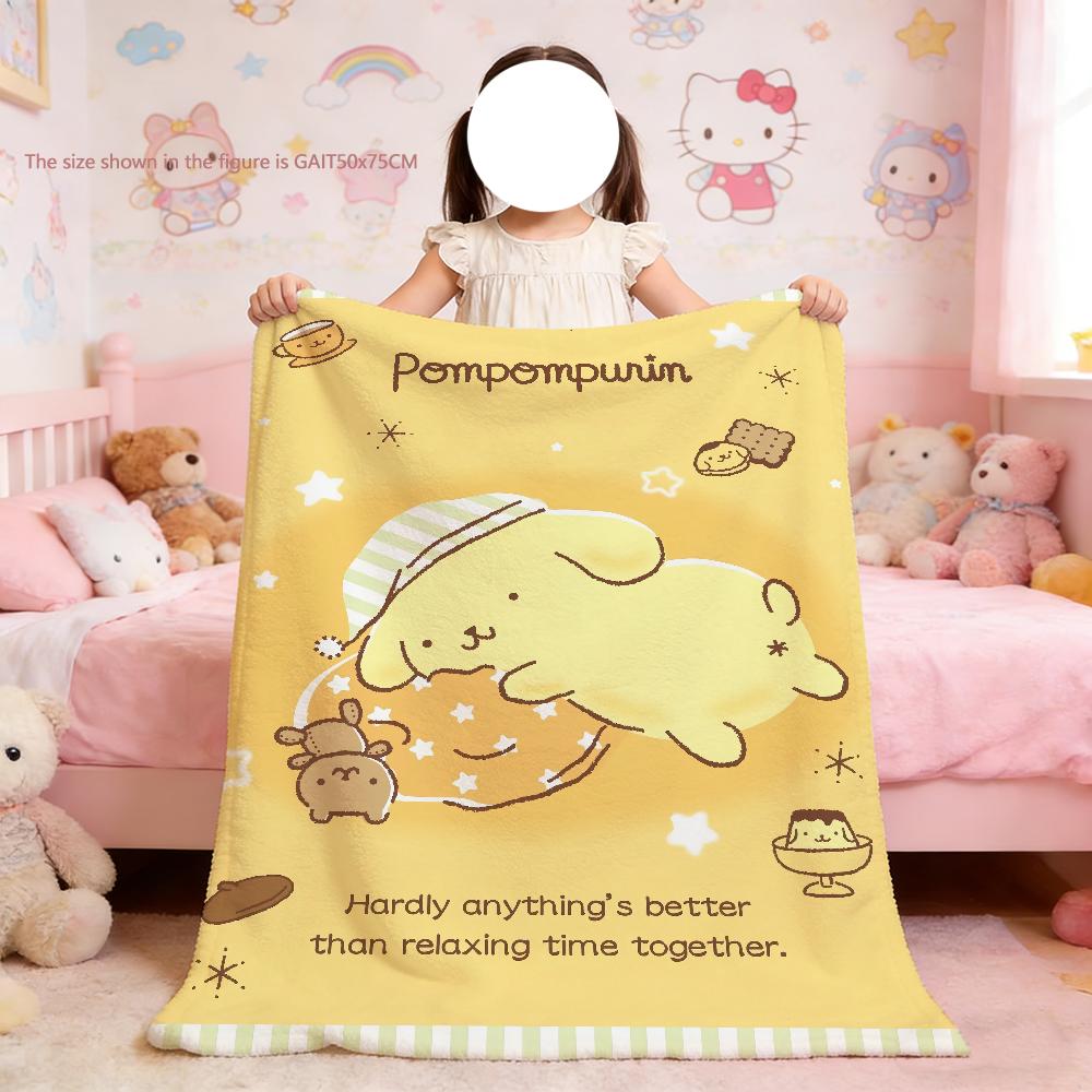 Cute cartoon P-PomPom Purin Blanket For Soft Throw Blanket for Picnic Bed Sofa Home Bedroom Cozy Warm Comfortable 75x90cm
Cute cartoon P-PomPom Purin Blanket For Soft Throw Blanket for Picnic Bed Sofa Home Bedroom Cozy Warm Comfortable 75x90cm