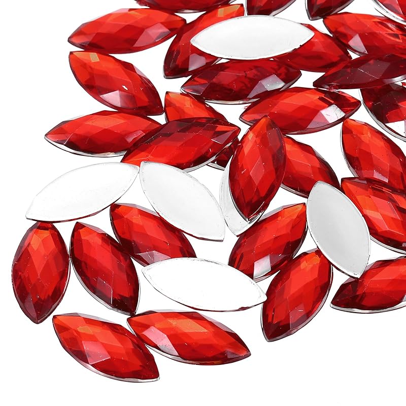 uxcell 50pcs Acrylic Horse Eye Gems, Red Rhinestones 20x9mm Flat Back Gems Flat Back Crystal Rhinestones for Crafts Rhinestones for Clothing Crafts
uxcell 50pcs Acrylic Horse Eye Gems, Red Rhinestones 20x9mm Flat Back Gems Flat Back Crystal Rhinestones for Crafts Rhinestones for Clothing Crafts