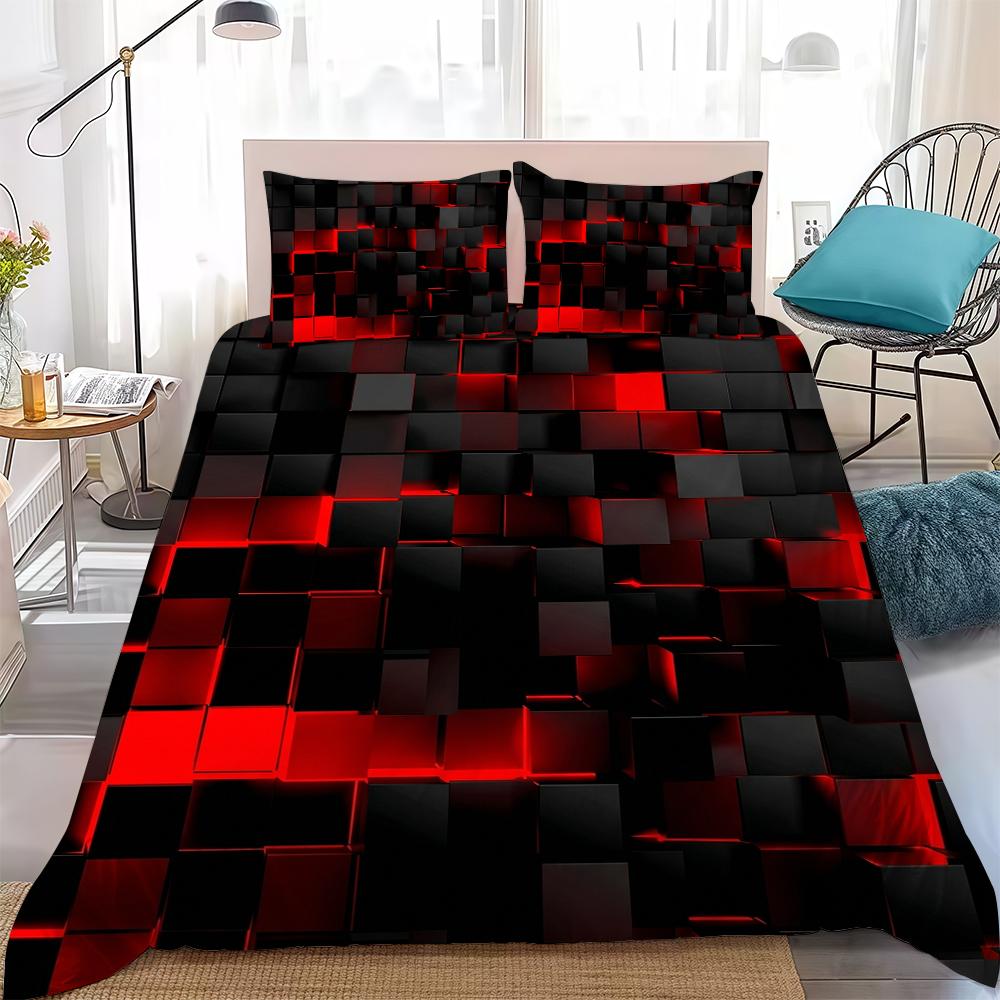 Luxurious Geometric Grid Plaid Duvet Cover Set Home Style Bedding Soft Laundry Cotton Bed 3 Piece Set Student Dormitory Gift 135x200cm
Luxurious Geometric Grid Plaid Duvet Cover Set Home Style Bedding Soft Laundry Cotton Bed 3 Piece Set Student Dormitory Gift 135x200cm