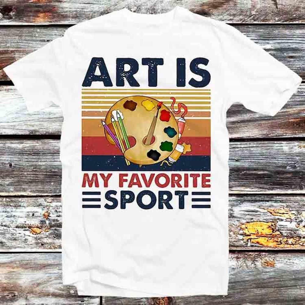 230GSM 100% Cotton T-Shirt Art Is My Favorite Sport Paint T Shirt Vintage Retro Cool Gift Mens Womens Unisex Cartoon Anime Top Tee B738 XS белый
230GSM 100% Cotton T-Shirt Art Is My Favorite Sport Paint T Shirt Vintage Retro Cool Gift Mens Womens Unisex Cartoon Anime Top Tee B738 XS белый