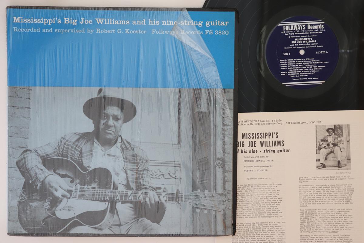 LP Record BIG JOE WILLIAMS Mississippis Big Joe Williams And FS3820 FOLKWAYS US Blues Used
LP Record BIG JOE WILLIAMS Mississippis Big Joe Williams And FS3820 FOLKWAYS US Blues Used